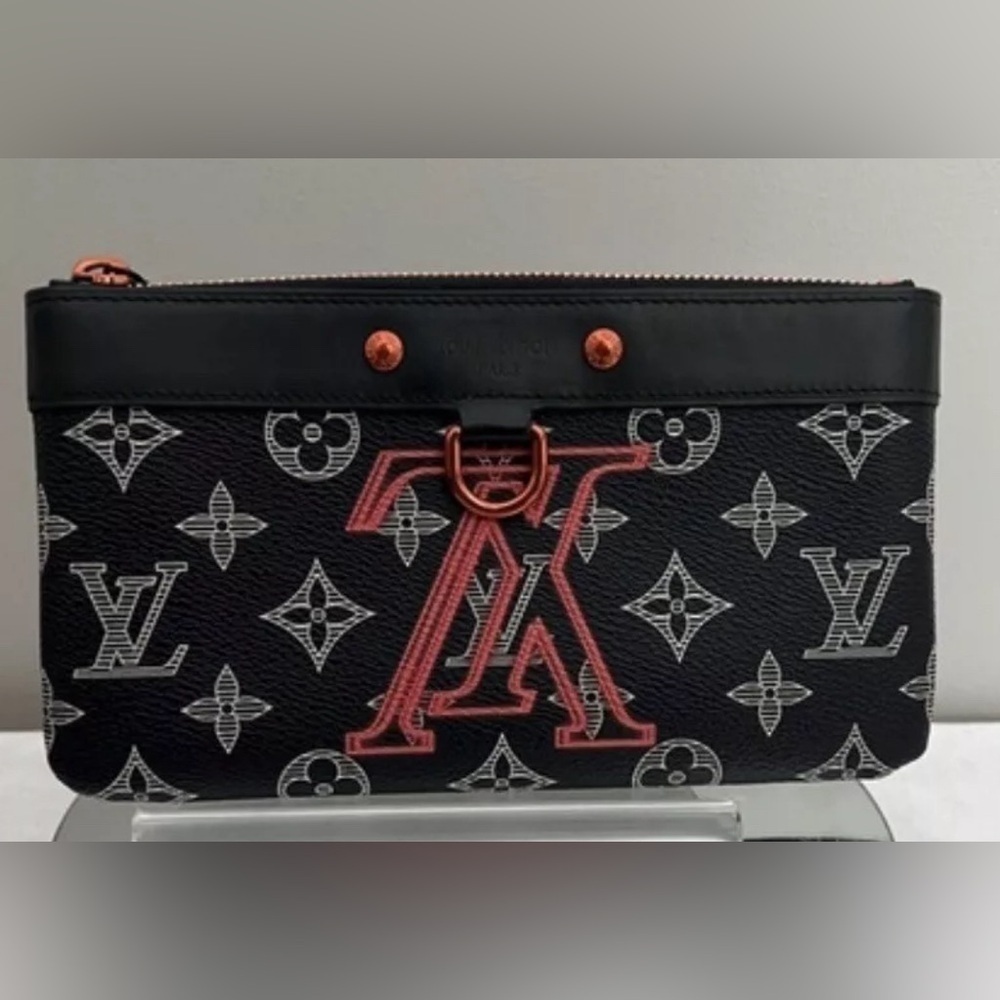 Louis Vuitton Monogram Discovery Pochette Limited Edition Upside Down